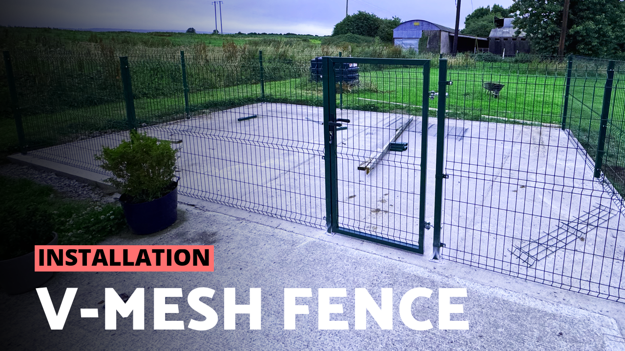 3D Green V-Mesh Fence | How to Install