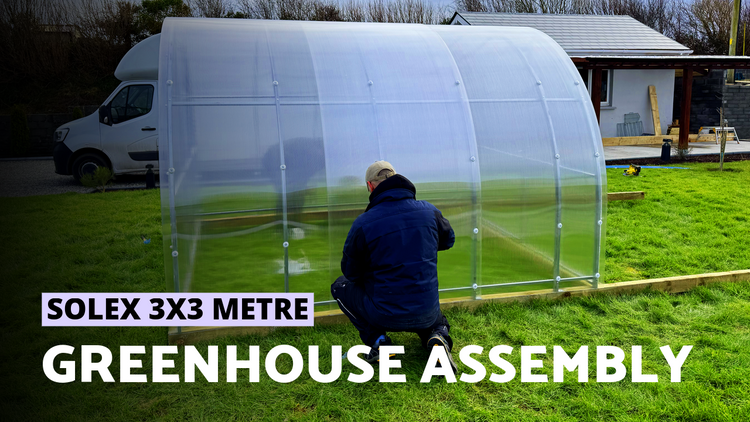 Polycarbonate Greenhouse Solex 3x3 m | How to Assemble | Intro + Time Lapse