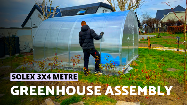 Polycarbonate Greenhouse Solex 3x4 m | How to Assemble | Intro + Time Lapse