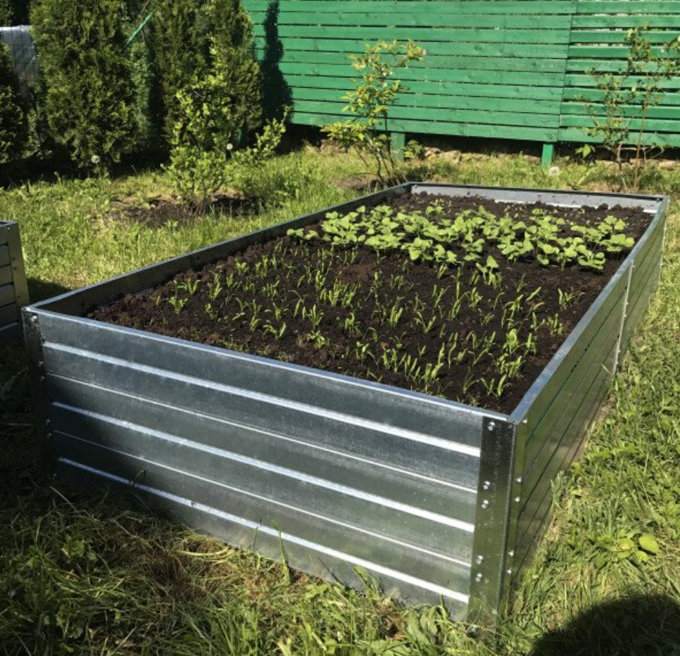 BUY Raised Bed, 1500x750x300 mm, Galvanized GREEN FINGER IRELAND