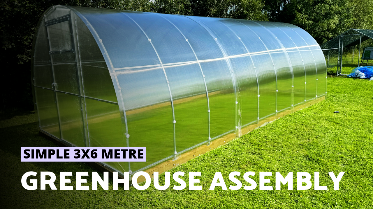 Get Ready to Build Your DREAM 3x6m Polycarbonate Greenhouse in NO TIME!