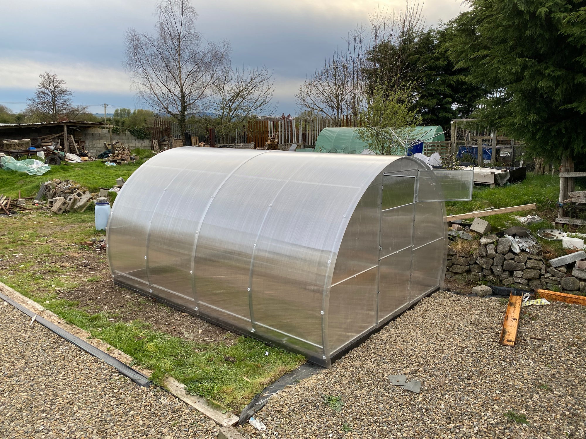 🔥 Lovely Polycarbonate Greenhouse Finished in Nenagh, Co. Tipperary.