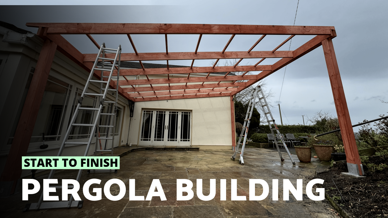Pergola Building at Home | From Start to Finish