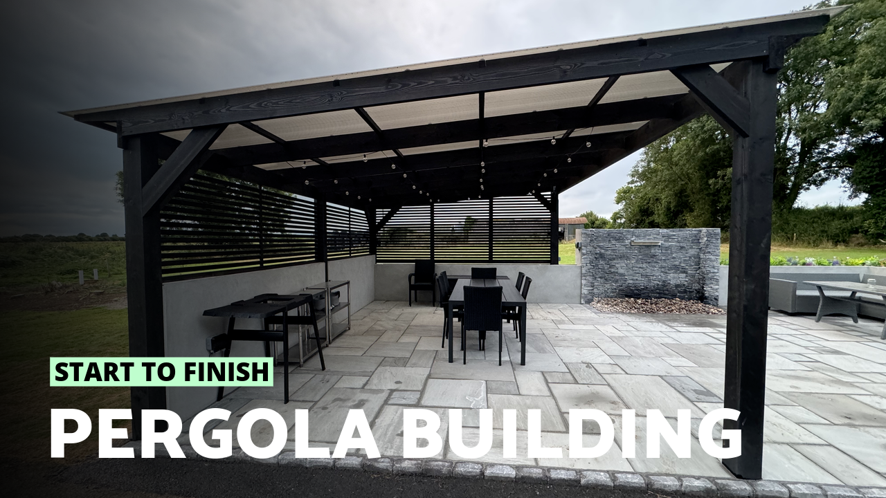 Pergola Building at Home | From Start to Finish