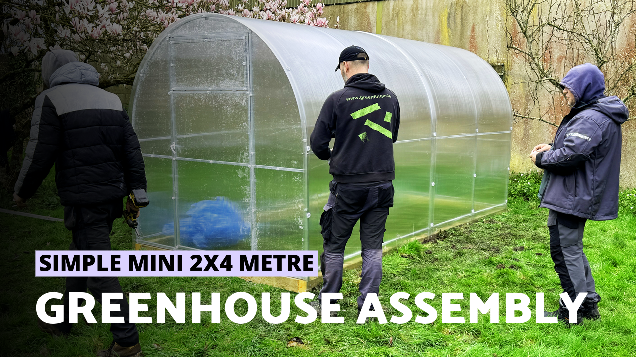 Polycarbonate Greenhouse Simple Mini 2x4 m | How to Assemble