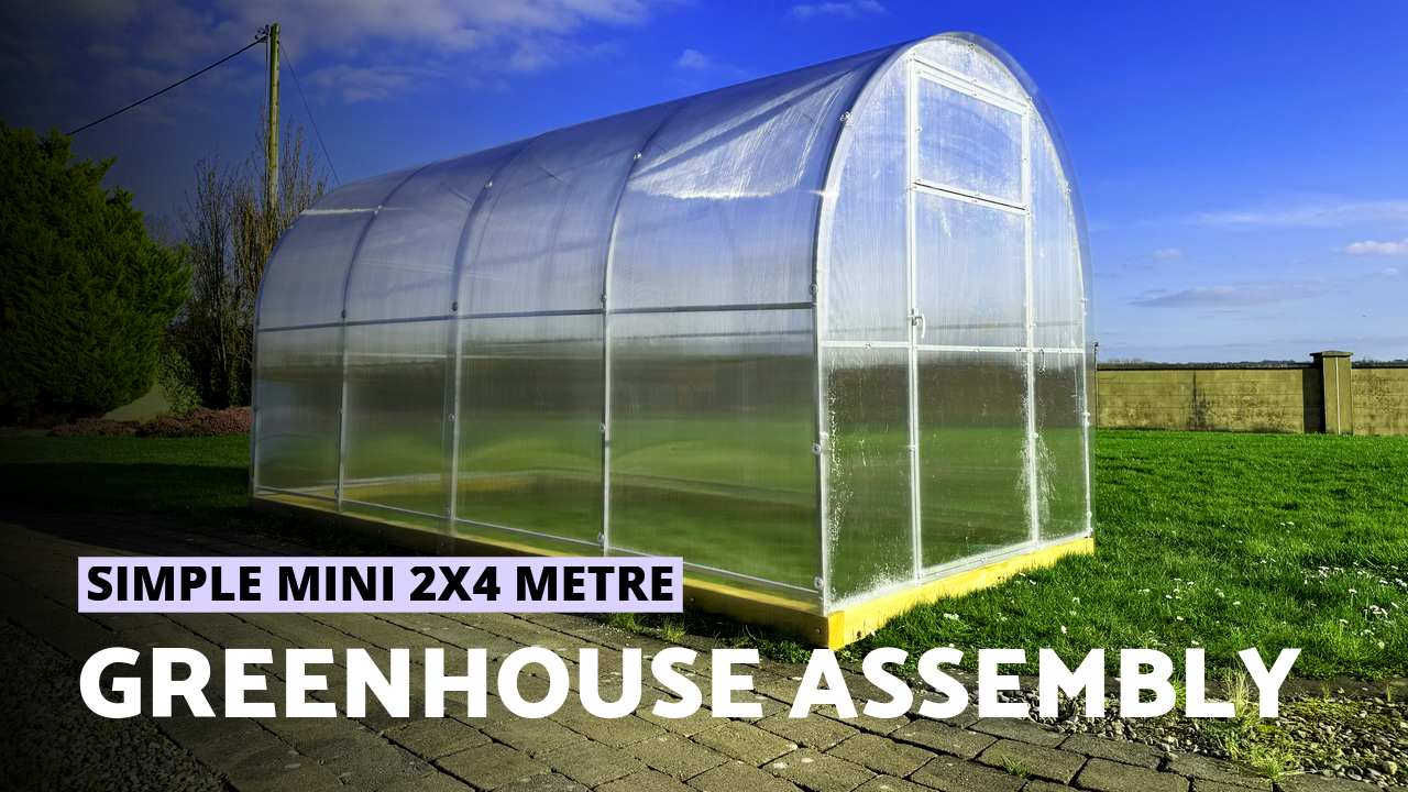Polycarbonate Greenhouse Simple Mini 2x4 m | How to Assemble