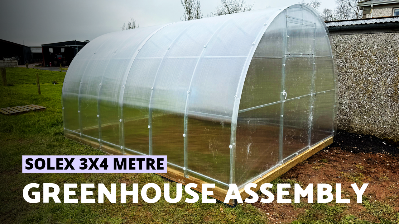 Polycarbonate Greenhouse Solex 3x4 m | How to Assemble | Intro + Time Lapse