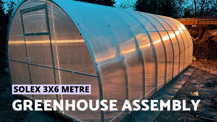 Polycarbonate Greenhouse Solex 3x6 m | How to Assemble | Intro + Time Lapse