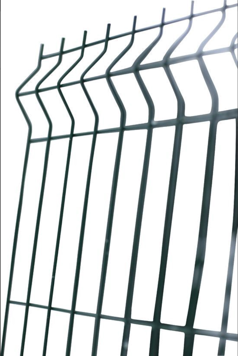 V-Mesh Panel For Fencing, 2430x2500 mm(8 ft), ZN+RAL6005