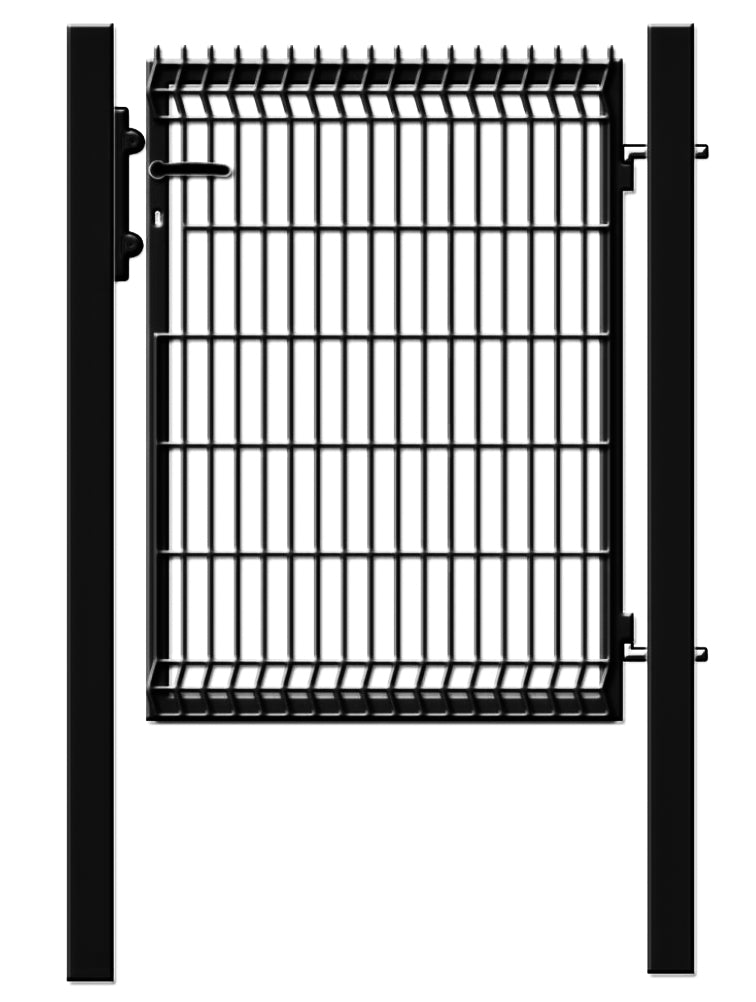 BUY Single Entry Doors, 1230 mm(4 ft), Black, ZN+RAL9005 | GREEN FINGER IRELAND