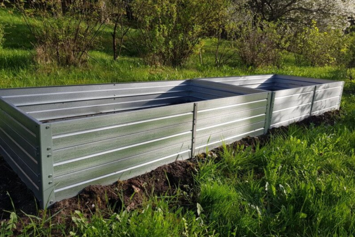 BUY Raised Bed, 1500x750x300 mm, Galvanized | GREEN FINGER IRELAND | For Sale