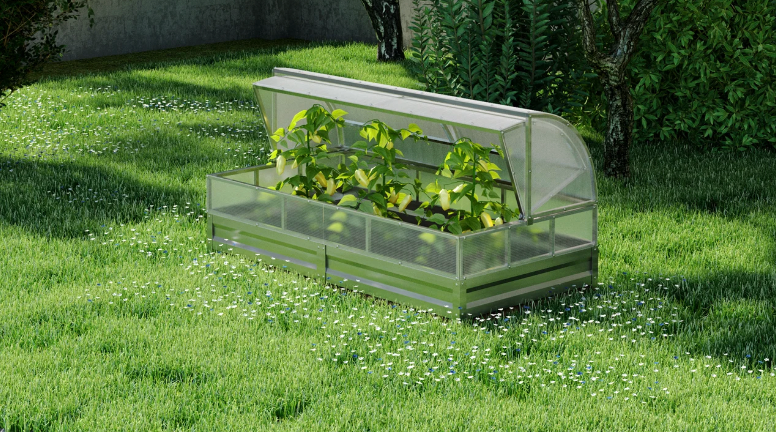 BUY Hotbed Box, 2000x1030x970 mm | GREEN FINGER IRELAND