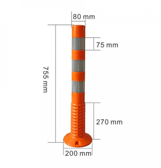 BUY Flexible Warning Pole, 755 mm, Orange | GREEN FINGER IRELAND