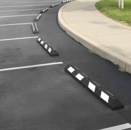BUY Stop Barrier, 1800 mm, Rubber | GREEN FINGER IRELAND