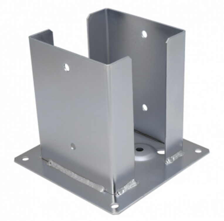 BUY Post Support Shoe for Timber, 150x150 mm | GREEN FINGER IRELAND | For Sale
