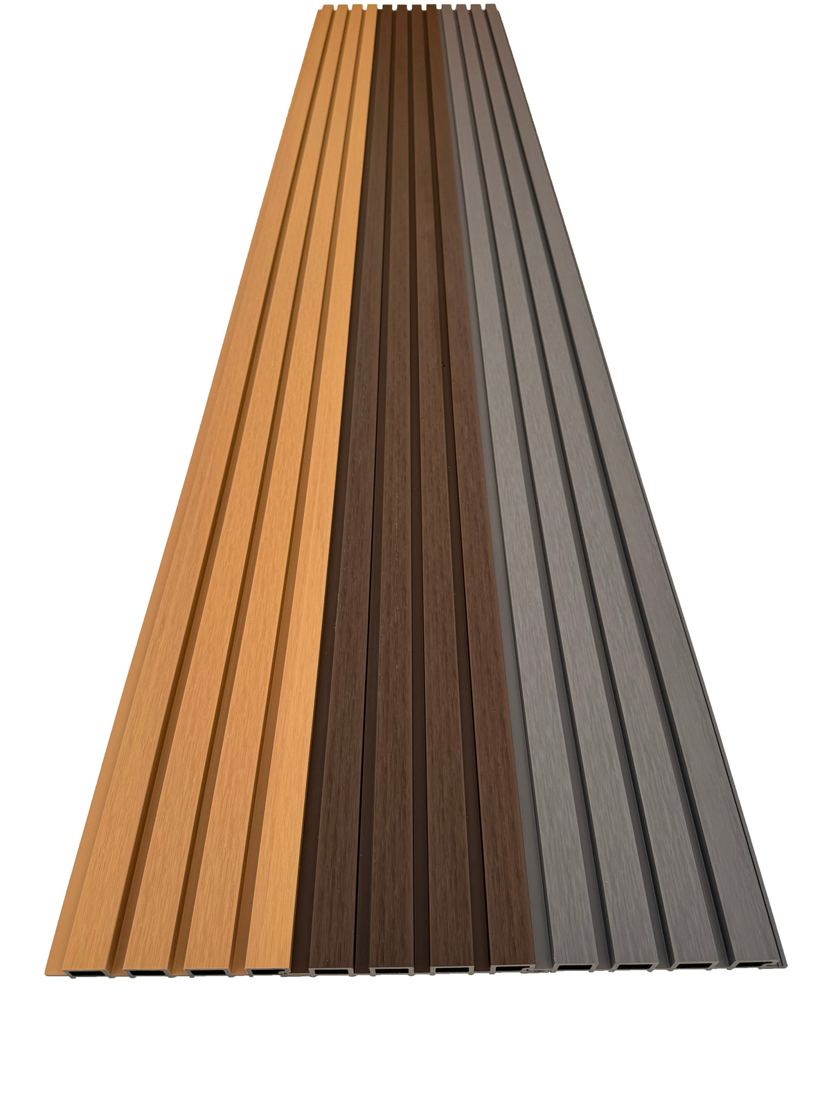 BUY Composite Cladding with Rain Texture, T&G, 219x26 mm(200 mm finish), 3000 mm, Walnut | GREEN FINGER IRELAND