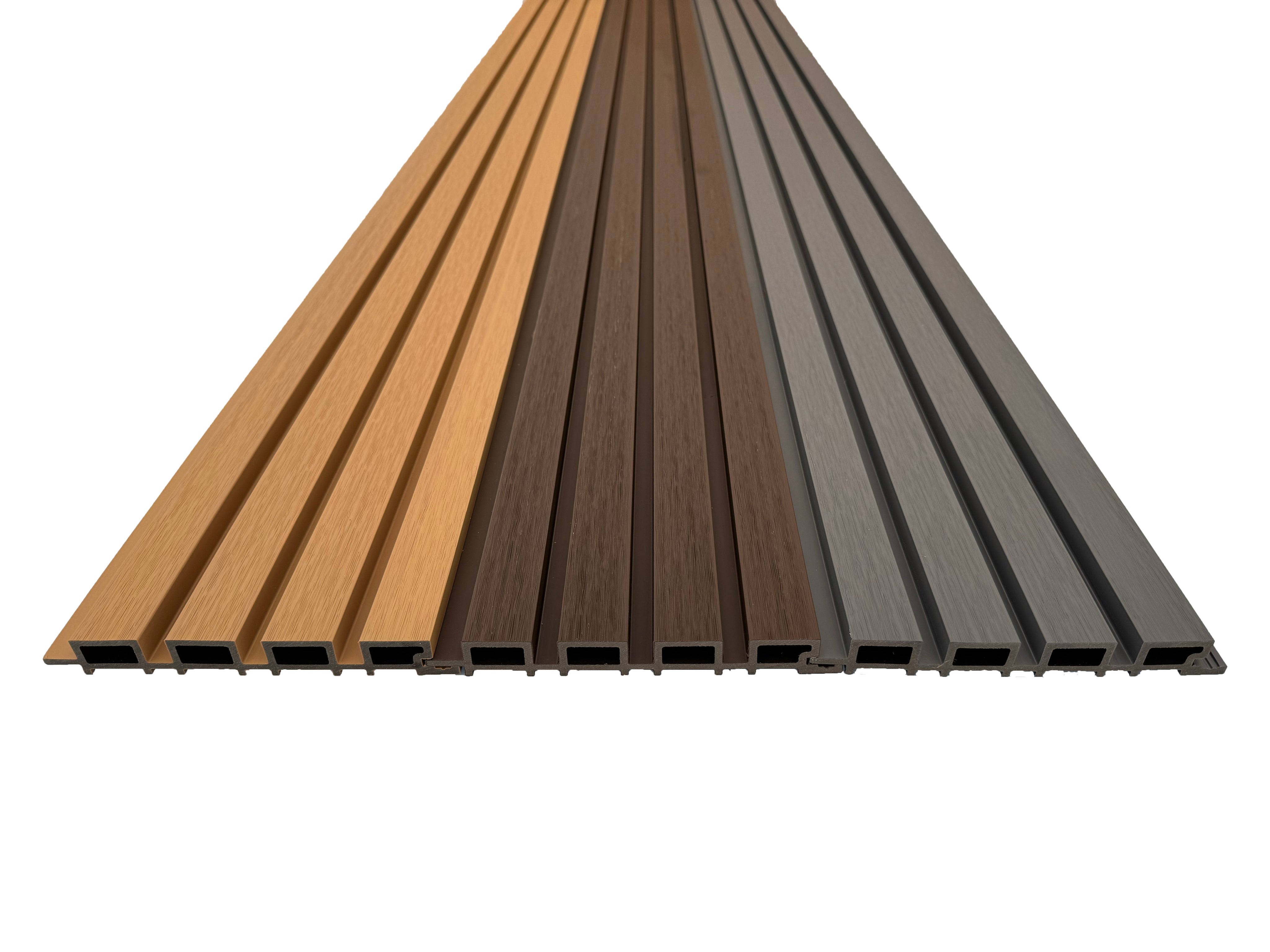 BUY Composite Cladding with Rain Texture, T&G, 219x26 mm(200 mm finish), 3000 mm, Walnut | GREEN FINGER IRELAND