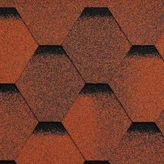 BUY Hexagonal Bitumen Roof Shingle Sonata, Pack 3 m2, Weight 9.2 kg/m2 | GREEN FINGER IRELAND | For Sale