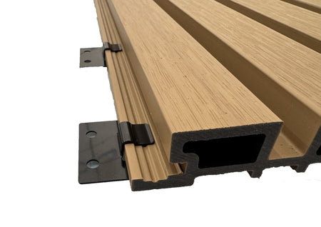 BUY Stainless Steel Clips for 219x26 mm Composite Cladding, Set of 100 pcs, Black | GREEN FINGER IRELAND