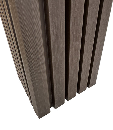 BUY External Corner for 219x26 mm Composite Cladding, 49x49 mm, 3000 mm, Walnut | GREEN FINGER IRELAND