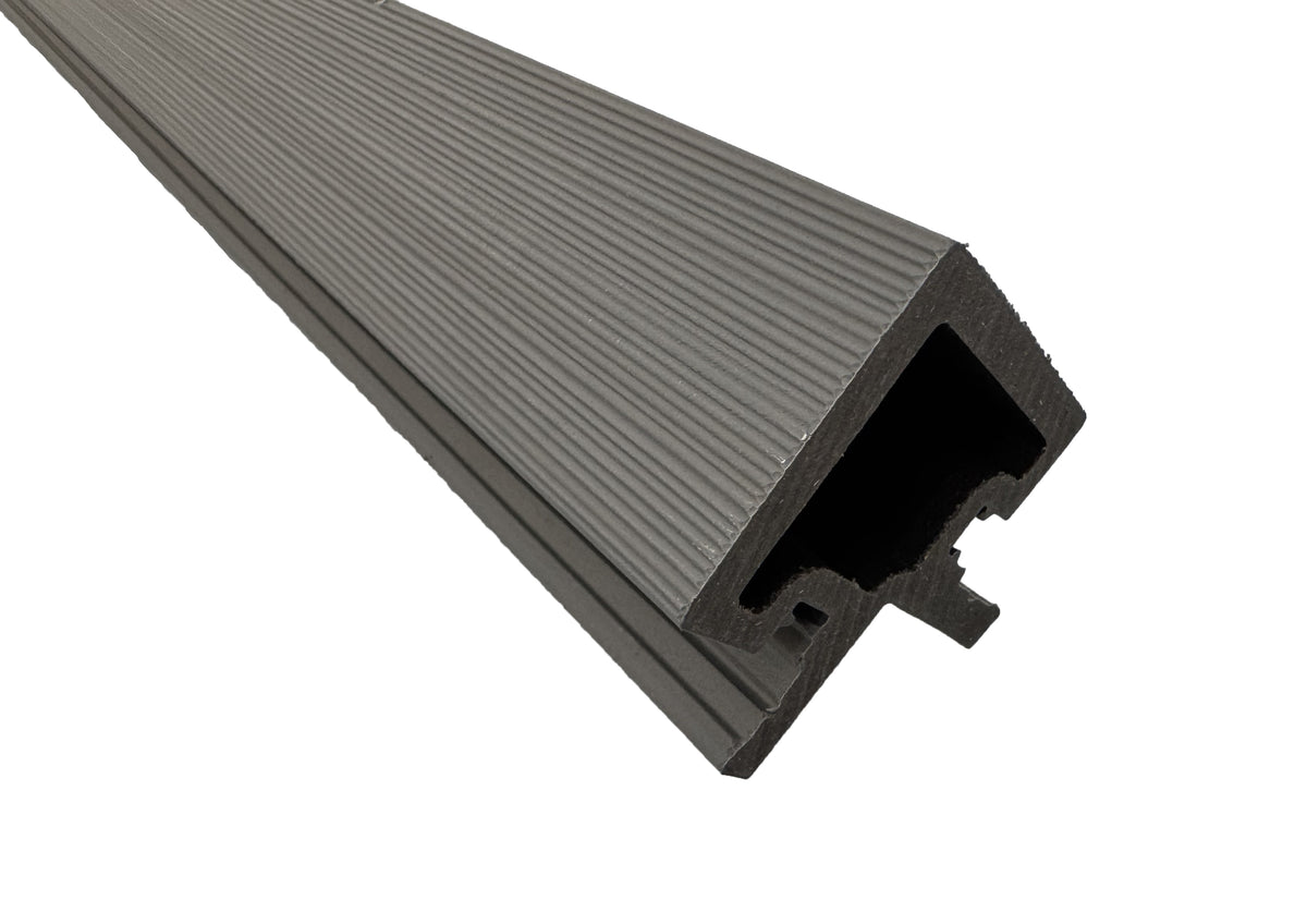 BUY External Corner for 219x26 mm Composite Cladding, 49x49 mm, 3000 mm, Light Grey | GREEN FINGER IRELAND