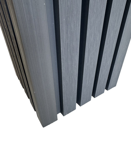 BUY External Corner for 219x26 mm Composite Cladding, 49x49 mm, 3000 mm, Light Grey | GREEN FINGER IRELAND