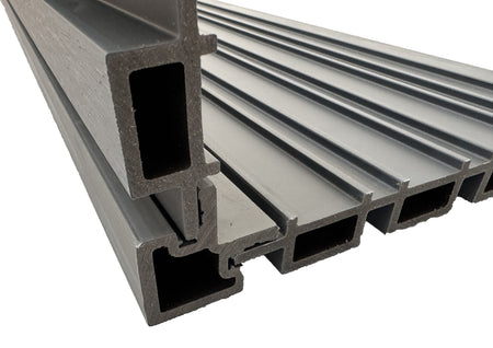 BUY External Corner for 219x26 mm Composite Cladding, 49x49 mm, 3000 mm, Light Grey | GREEN FINGER IRELAND