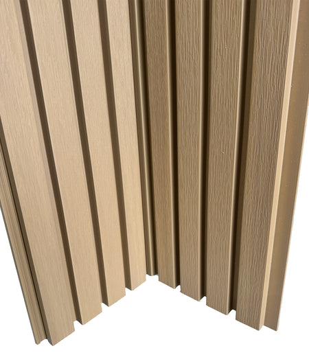 BUY Internal Corner for 219x26 mm Composite Cladding, 46x39 mm, 3000 mm, Beige | GREEN FINGER IRELAND