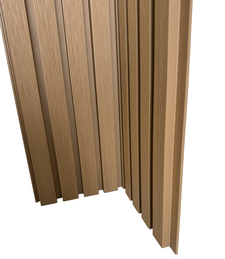 BUY Internal Corner for 219x26 mm Composite Cladding, 46x39 mm, 3000 mm, Beige | GREEN FINGER IRELAND