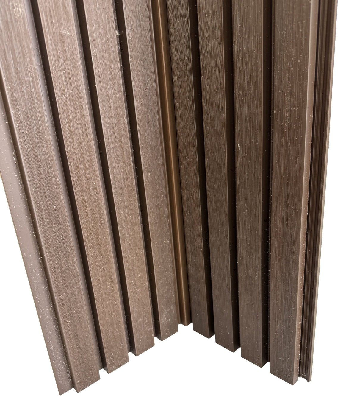 BUY Internal Corner for 219x26 mm Composite Cladding, 46x39 mm, 3000 mm, Walnut | GREEN FINGER IRELAND