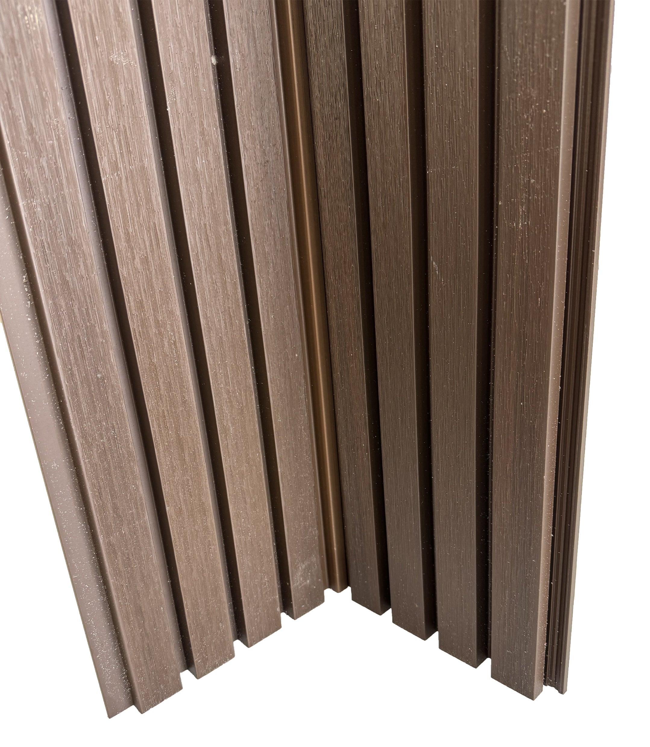 BUY Internal Corner for 219x26 mm Composite Cladding, 46x39 mm, 3000 mm, Walnut | GREEN FINGER IRELAND