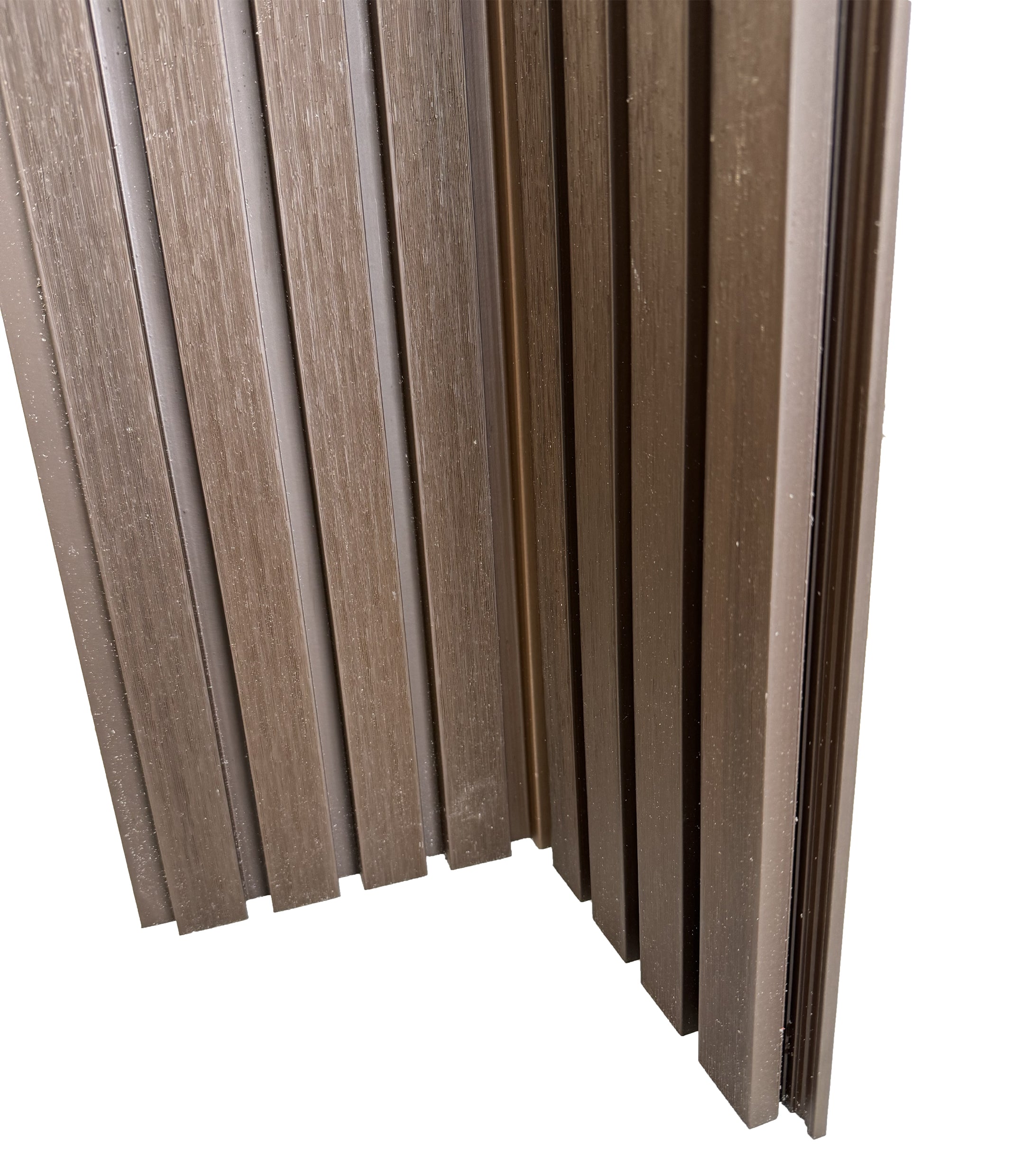 BUY Internal Corner for 219x26 mm Composite Cladding, 46x39 mm, 3000 mm, Walnut | GREEN FINGER IRELAND