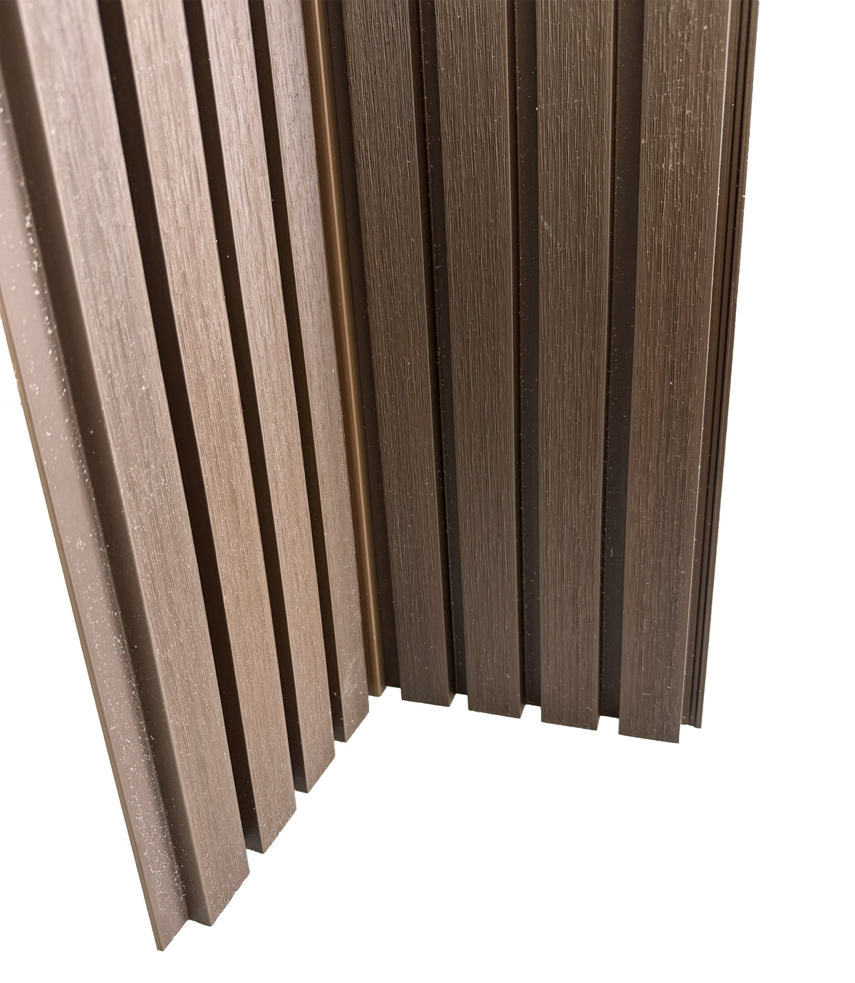BUY Internal Corner for 219x26 mm Composite Cladding, 46x39 mm, 3000 mm, Walnut | GREEN FINGER IRELAND
