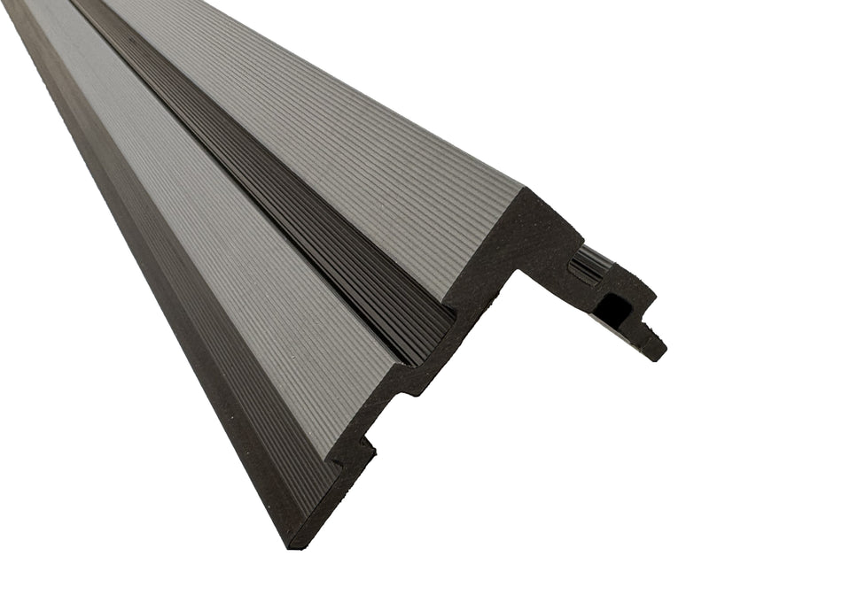 BUY External Corner for 176x13 mm Composite Cladding, 93.5x93.5 mm, 3000 mm, Light Grey | GREEN FINGER IRELAND