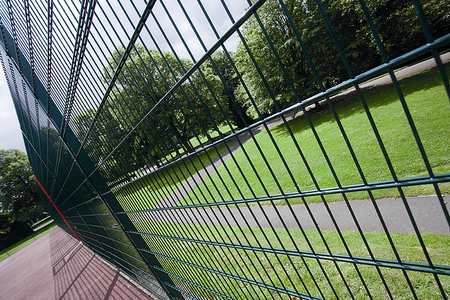 BUY 868 Twin Wire Mesh Panel For Fencing, 1830x2500 mm(6 ft), Powder Coated, ZN+RAL6005 | GREEN FINGER IRELAND