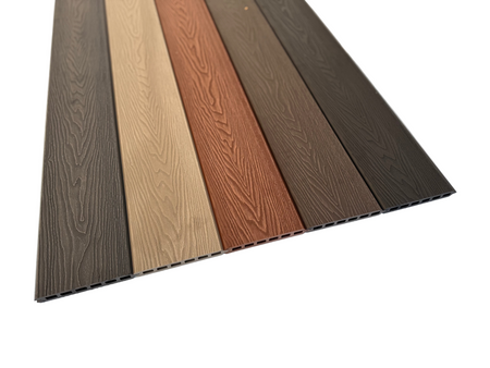 BUY Composite Fence Board, Wood Grain, Chocolate, 162x20 mm | GREEN FINGER IRELAND