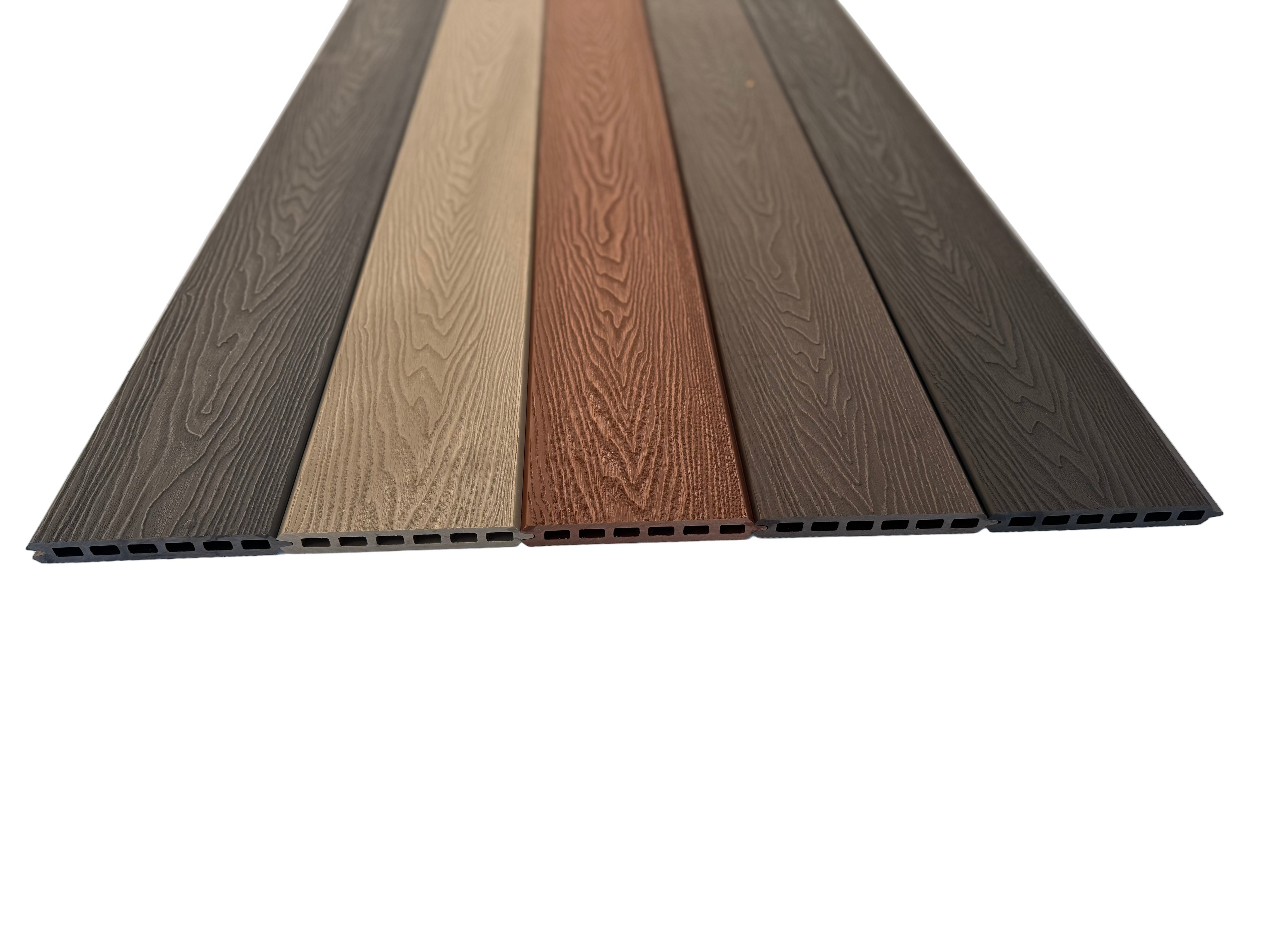 BUY Composite Fence Board, Wood Grain, Chocolate, 162x20 mm | GREEN FINGER IRELAND
