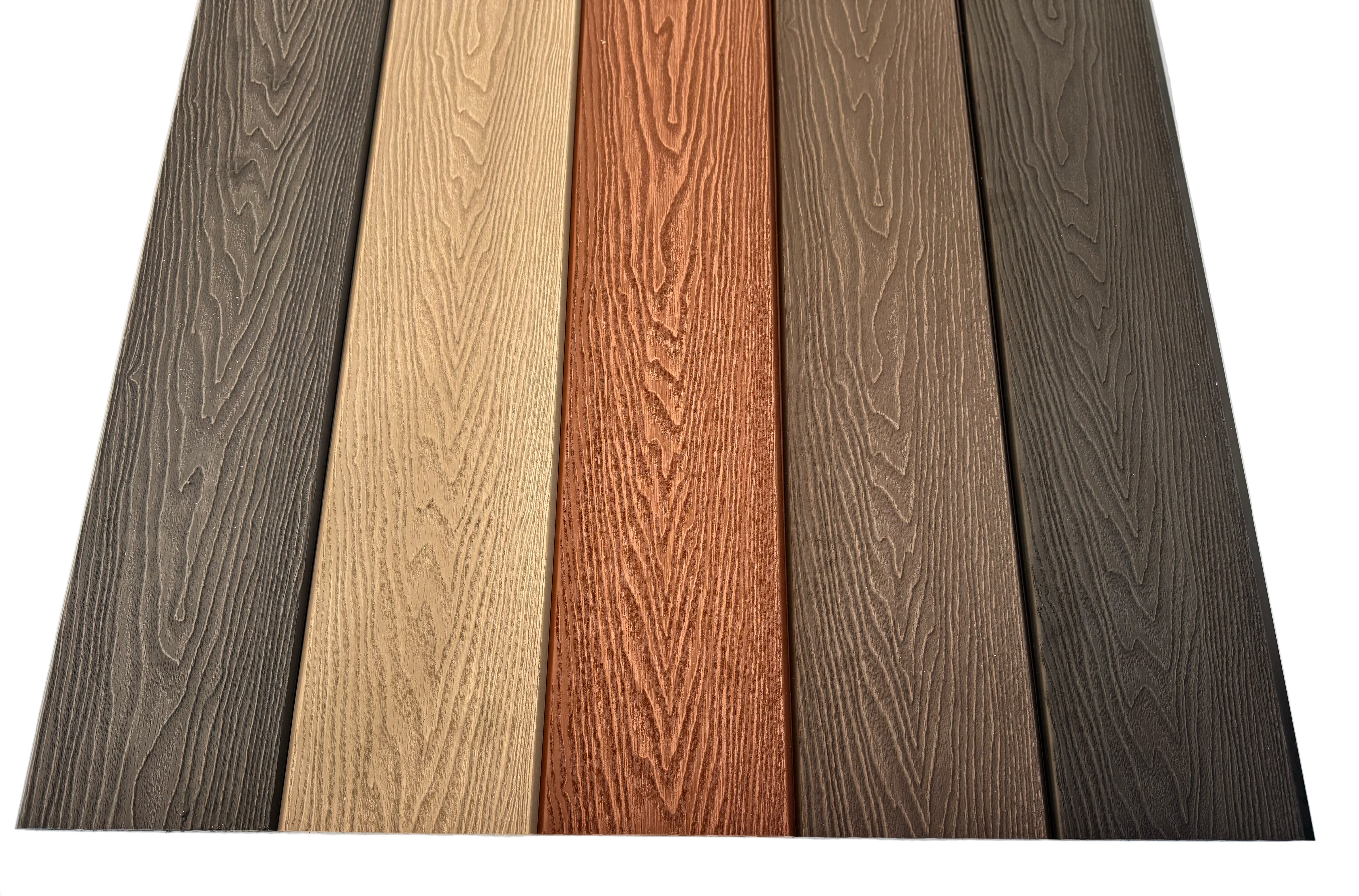 BUY Composite Fence Board, Wood Grain, Chocolate, 162x20 mm | GREEN FINGER IRELAND