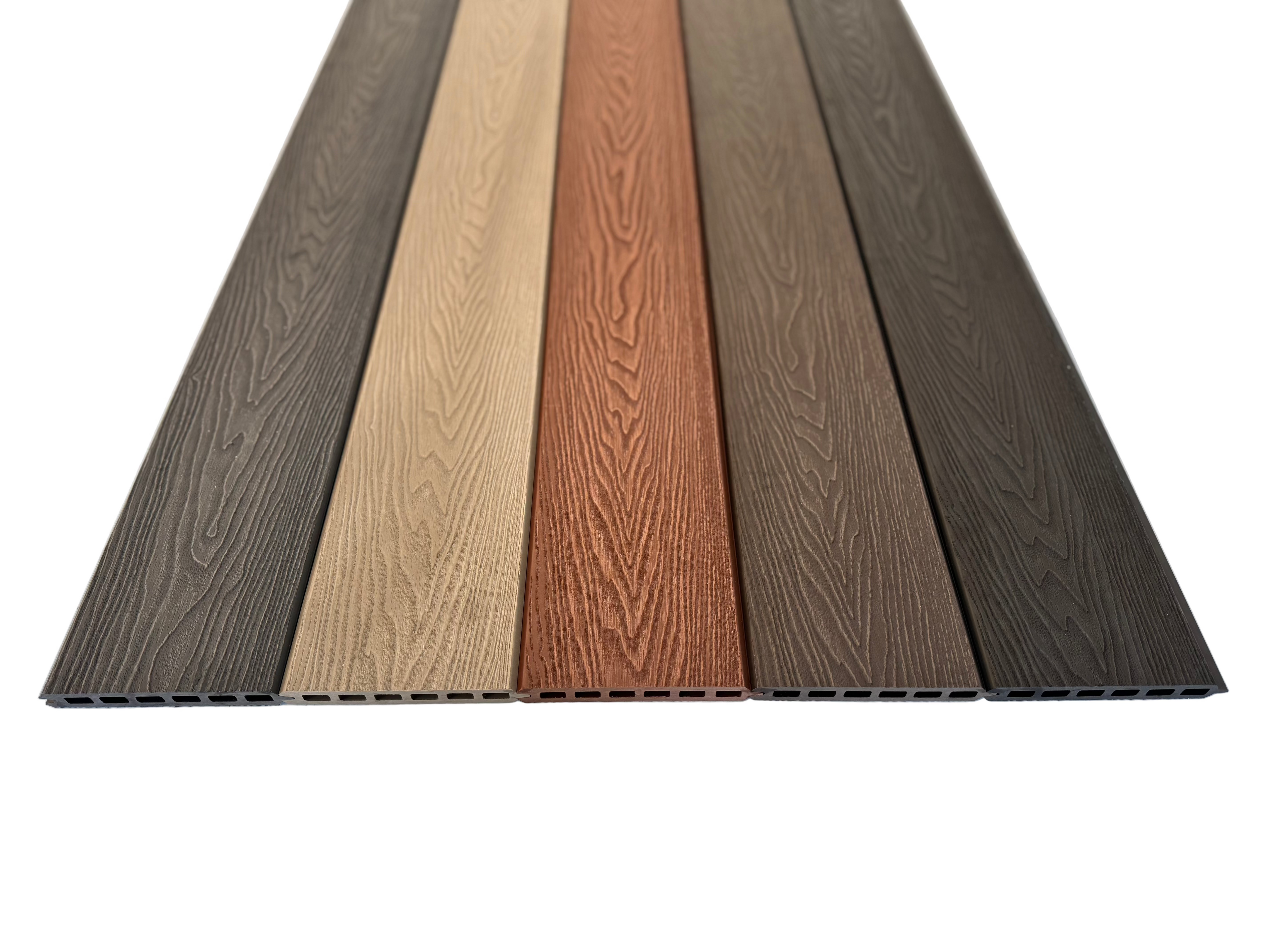 BUY Composite Fence Board, Wood Grain, Chocolate, 162x20 mm | GREEN FINGER IRELAND