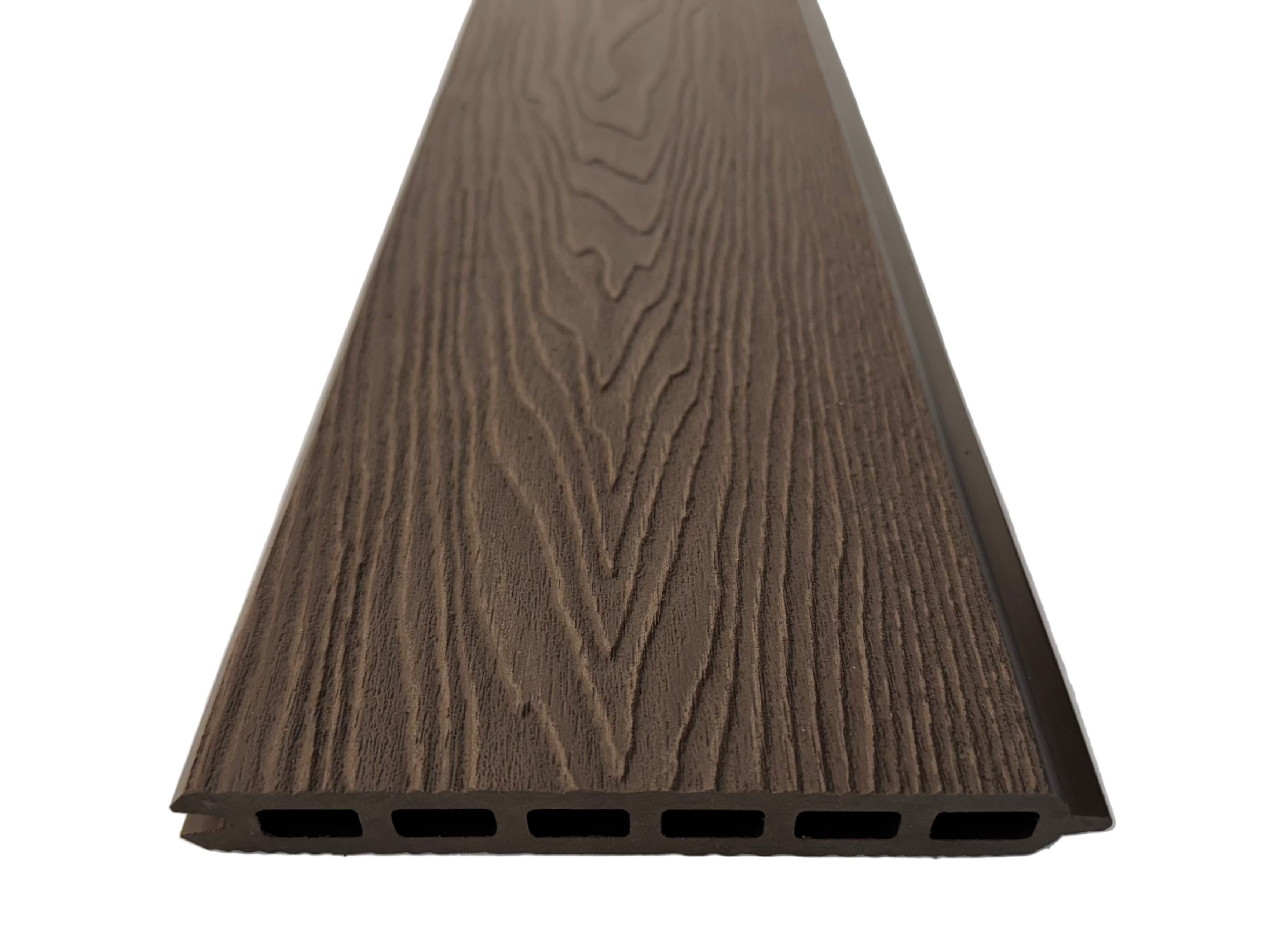 BUY Composite Fence Board, Wood Grain, Chocolate, 162x20 mm | GREEN FINGER IRELAND