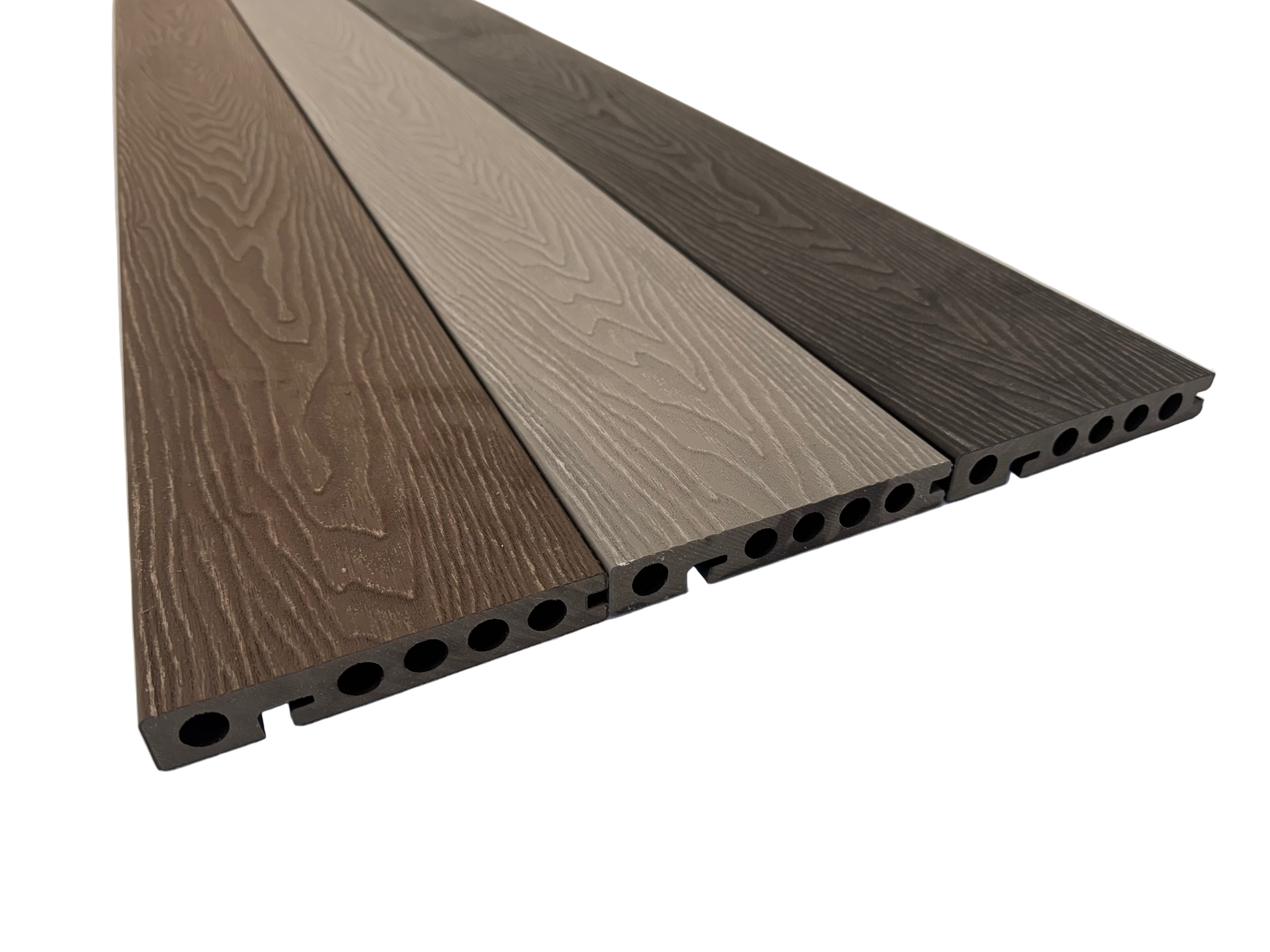 BUY Composite Edge/Step Board, Wood Grain, One Sided, Walnut, 142x23 mm, 4.3 m (5.6x1 inch, 14.1 ft) | GREEN FINGER IRELAND