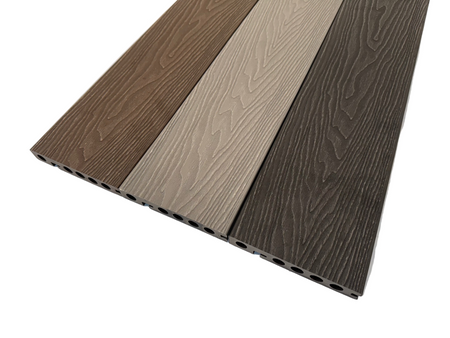 BUY Composite Edge/Step Board, Wood Grain, One Sided, Walnut, 142x23 mm, 4.3 m (5.6x1 inch, 14.1 ft) | GREEN FINGER IRELAND
