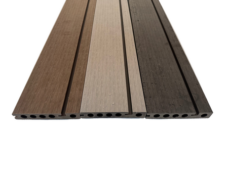 BUY Composite Edge/Step Board, Wood Grain, One Sided, Black, 142x23 mm, 4.3 m (5.6x1 inch, 14.1 ft) | GREEN FINGER IRELAND