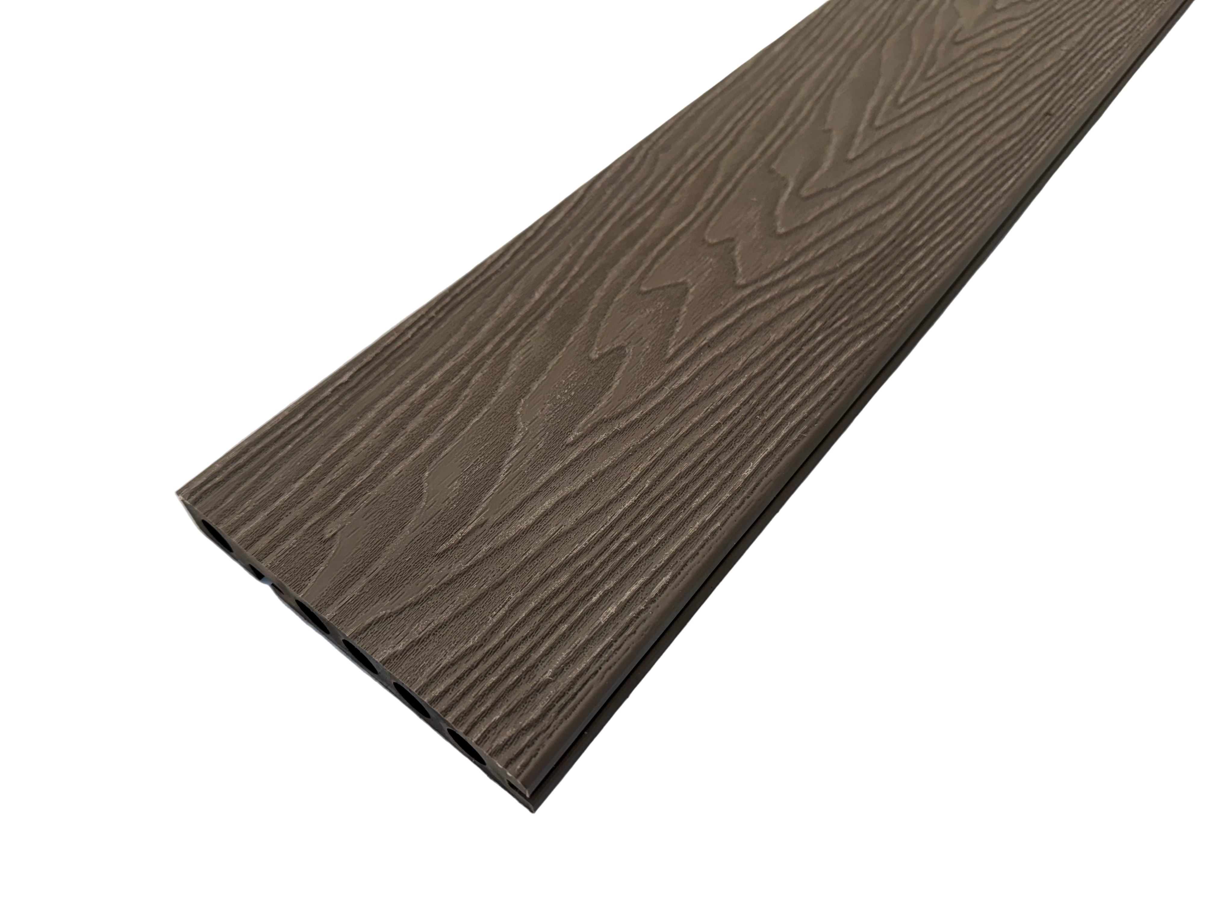 BUY Composite Edge/Step Board, Wood Grain, One Sided, Light Grey, 142x23 mm, 4.3 m (5.6x1 inch, 14.1 ft) | GREEN FINGER IRELAND
