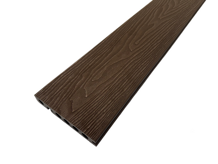 BUY Composite Edge/Step Board, Wood Grain, One Sided, Walnut, 142x23 mm, 4.3 m (5.6x1 inch, 14.1 ft) | GREEN FINGER IRELAND