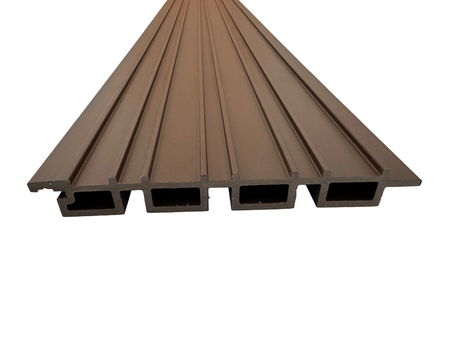 BUY Composite Cladding with Rain Texture, T&G, 219x26 mm(200 mm finish), 3000 mm, Walnut | GREEN FINGER IRELAND