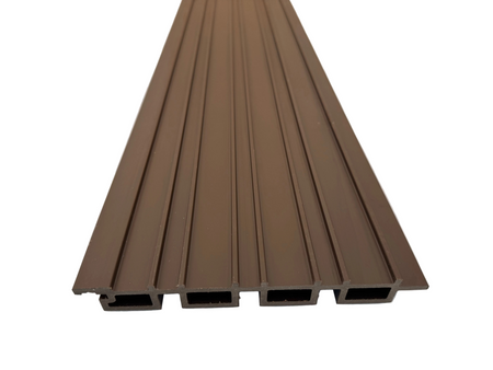 BUY Composite Cladding with Rain Texture, T&G, 219x26 mm(200 mm finish), 3000 mm, Walnut | GREEN FINGER IRELAND