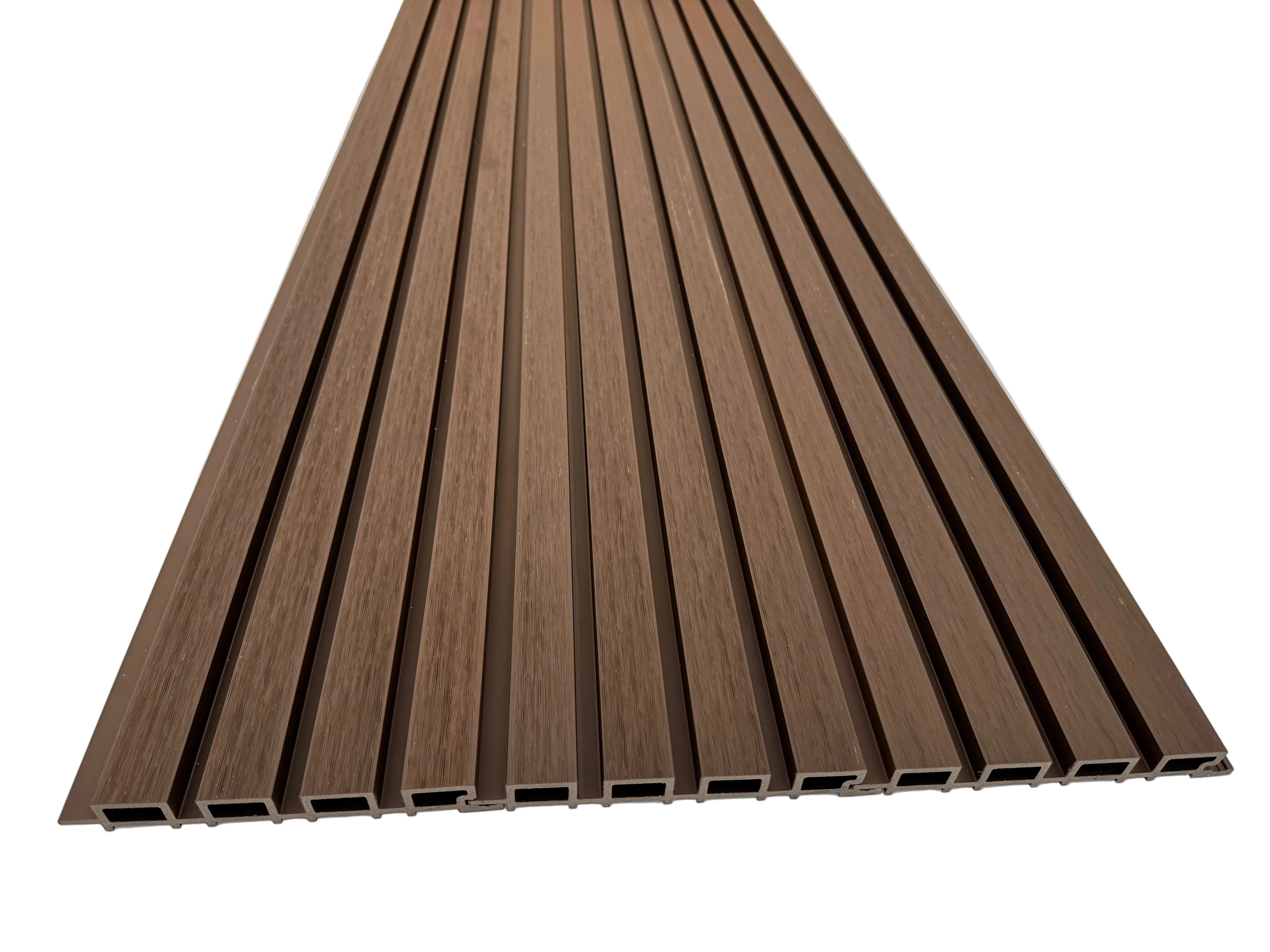 BUY Composite Cladding with Rain Texture, T&G, 219x26 mm(200 mm finish), 3000 mm, Walnut | GREEN FINGER IRELAND