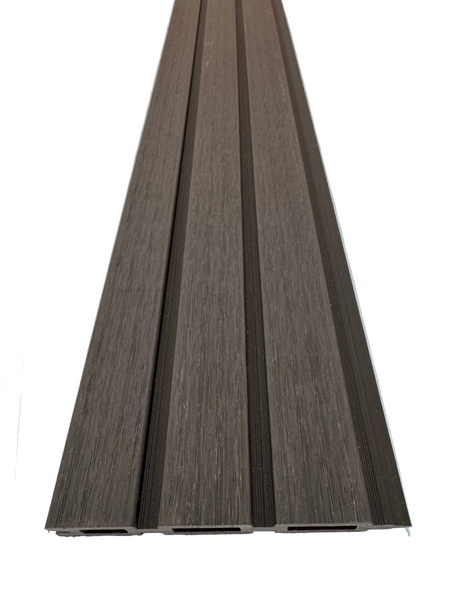 BUY Composite Fence Board with Rain Texture, Black, 163x20 mm(155 mm finish), Double-Sided | GREEN FINGER IRELAND