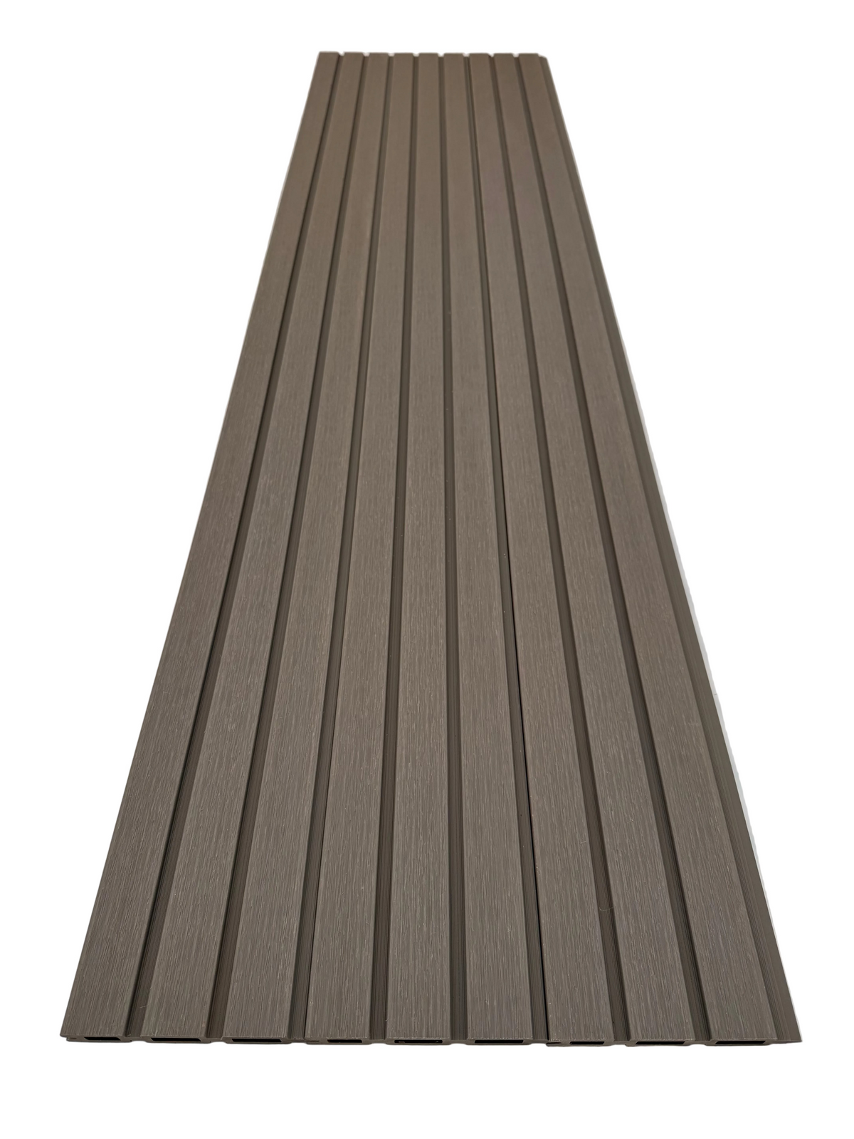 BUY Composite Fence Board with Rain Texture, Light Grey, 163x20 mm(155 mm finish), Double-Sided | GREEN FINGER IRELAND